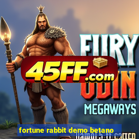 fortune rabbit demo betano
